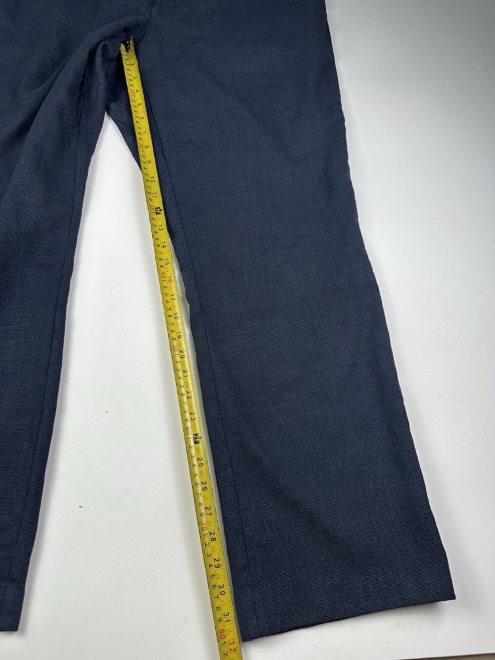 Ermenegildo Zegna 42x32 Blue Australian Wool Old Money Suit Trousers Mens Pants - Picture 8 of 9